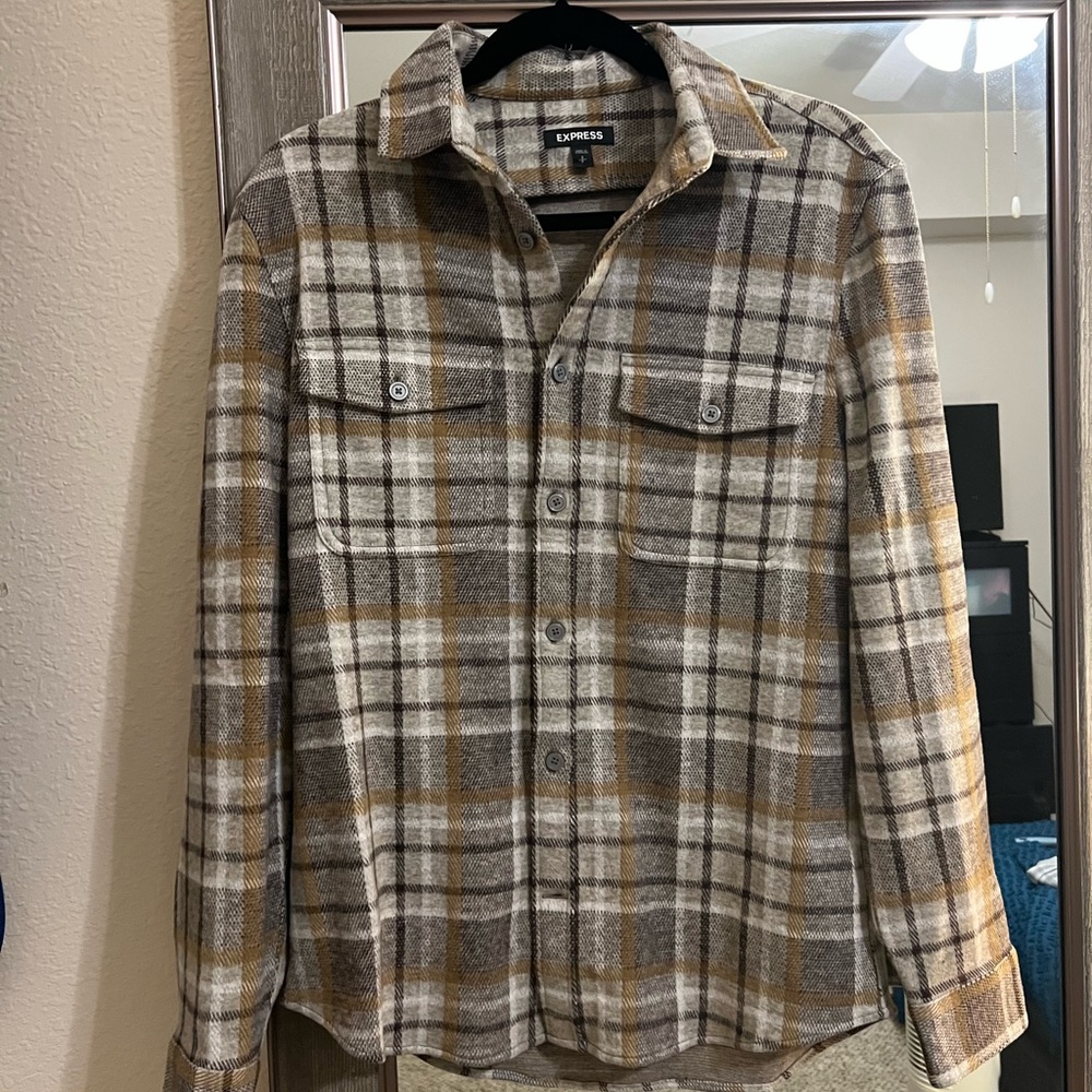 Men’s Tan Express Flannel